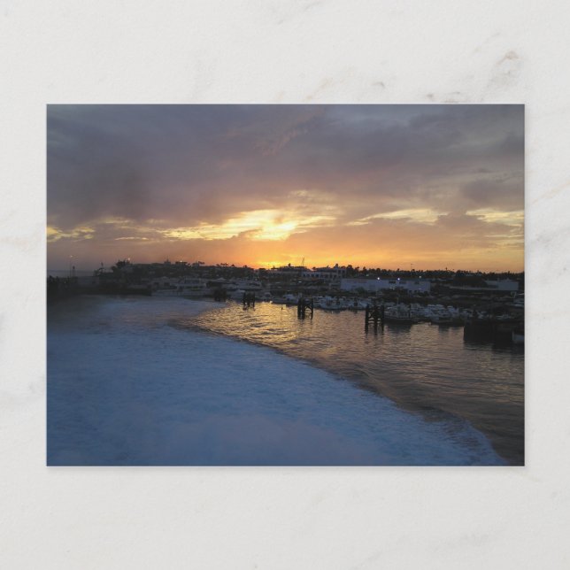 Sunset in Lanzarote 2 Postcard (Front)