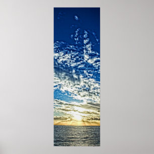 Sunset in Liguria - the Cinque Terre, Italy Poster