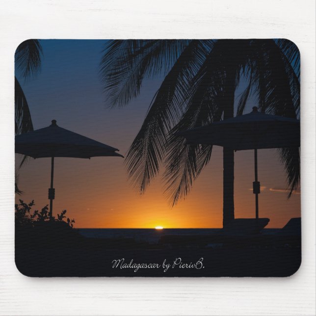 Sunset in Madagascar Mouse Mat (Front)