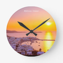 Sunset in Mykonos, Greece