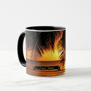Sunset in Negril, Jamaica Mug