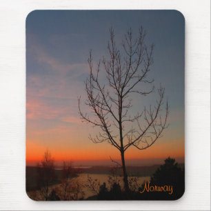 Sunset in Norway Mouse Mat