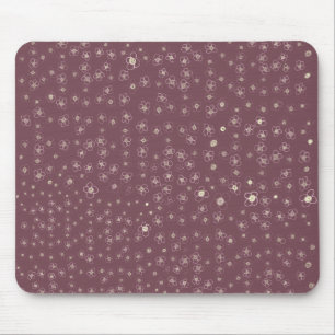 Sunset in Odense X Hand drawn doodle floral Mouse Mat