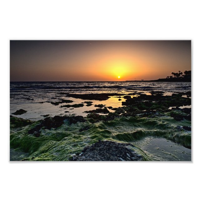 Sunset in Paphos, Cyprus (2512)  Photo Print (Front)
