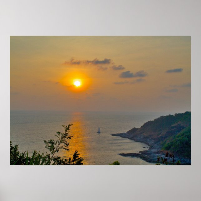 sunset in Phuket Poster (Front)