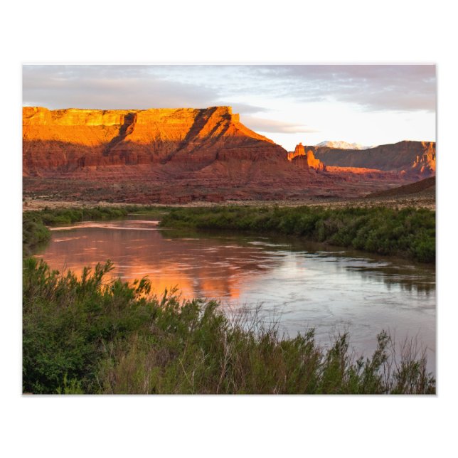 Sunset in Postcard Alley Photo Print (Front)