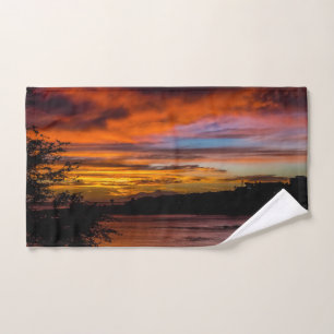Sunset in Praia, Cape Verde Bath Towel Set