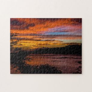 Sunset in Praia, Cape Verde Jigsaw Puzzle