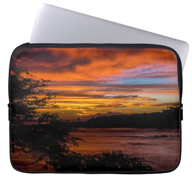 Sunset in Praia, Cape Verde Laptop Sleeve (Front)