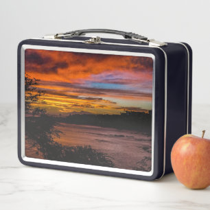 Sunset in Praia, Cape Verde Metal Lunch Box