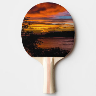 Sunset in Praia, Cape Verde Ping Pong Paddle