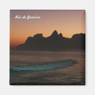 "Sunset in Rio de Janeiro" fridge magnet