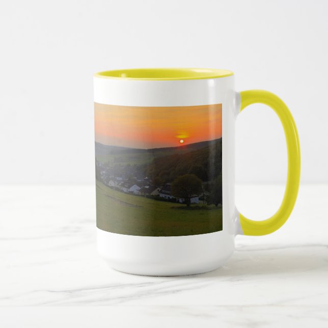 Sunset in Siegerland, Gernsdorf 444 ml Mug (Right)