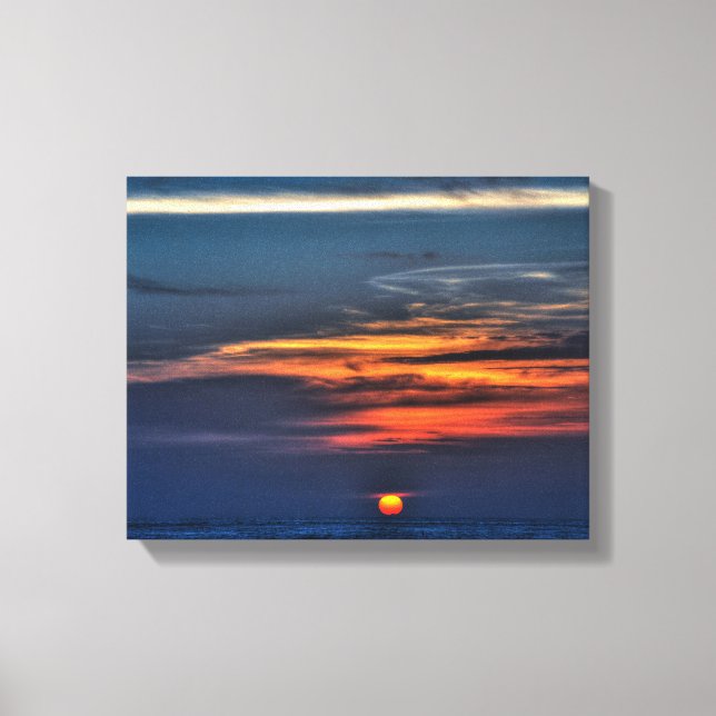 Sunset in St Petersburg Beach,Florida Canvas Print (Front)