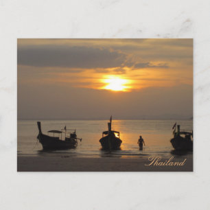 Sunset in Thailand Postcard