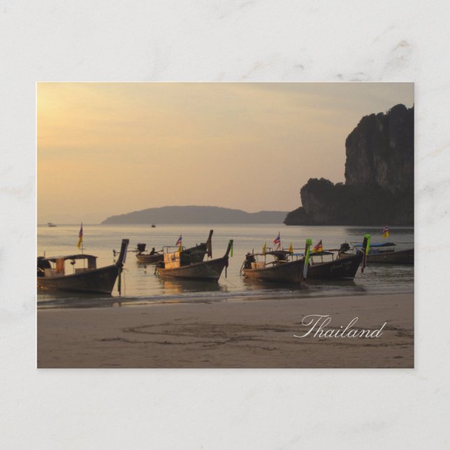 Sunset in Thailand Postcard (Front)