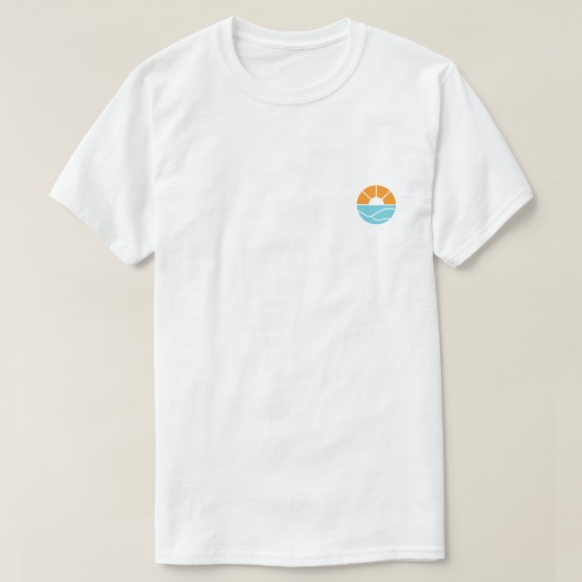 Sunset In The Beach T-Shirt (Design Front)