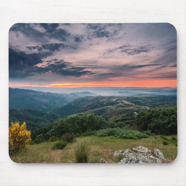 Sunset In The Bierzo Mouse Mat (Front)
