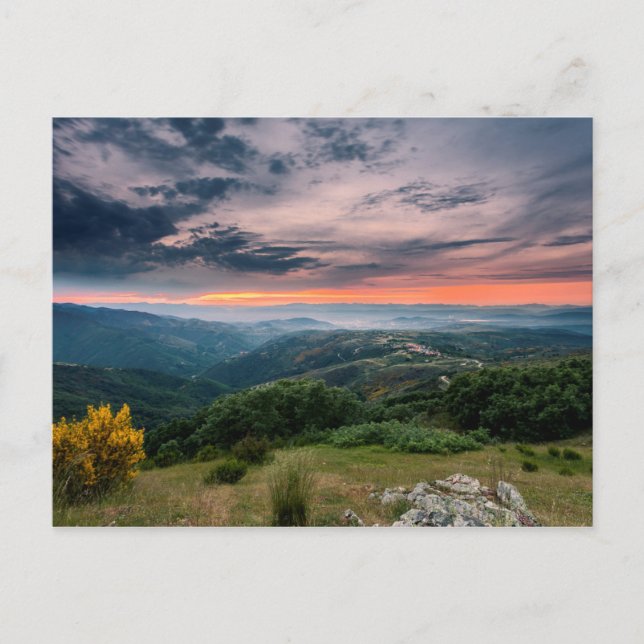 Sunset In The Bierzo Postcard (Front)