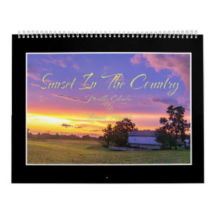 Sunset In The Country Calendar