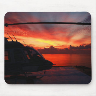 sunset in the gulf of mexico mouse mat