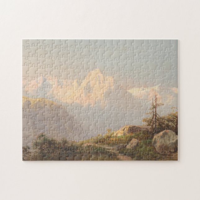 Sunset in the Mountains – Carl Lafite Jigsaw Puzzle (Horizontal)