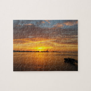 Sunset in the Paradise Jigsaw Puzzle
