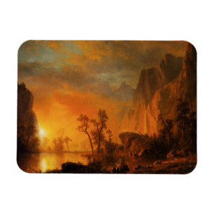 Sunset in the Rockies Magnet