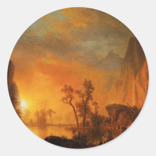 Sunset in the Rockies Stickers
