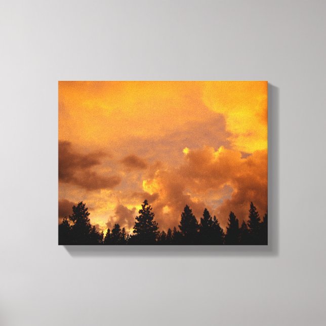 Sunset in the Sierras Canvas Print (Front)