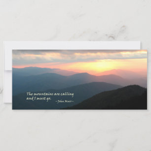 Sunset in the Smokies: Mtns are calling / Muir