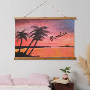 Sunset In The Tropics Hanging Tapestry