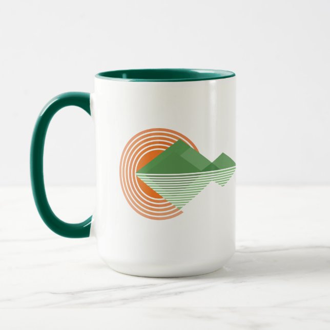 Sunset in the valley mug (Left)