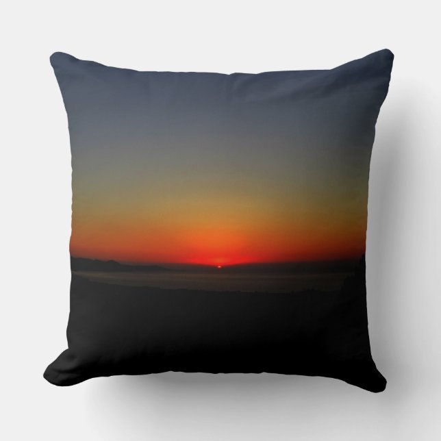 Sunset in the Water Cushion (Front)