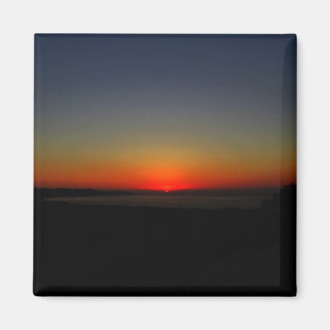 Sunset in the Water Magnet (Front)