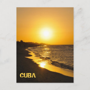 Sunset in Varadero, Cuba Postcard
