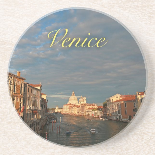 Sunset in Venice Italy Coaster (Front)