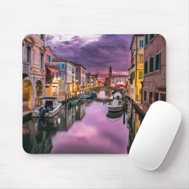 Sunset in Venice Mouse Mat (With Mouse)