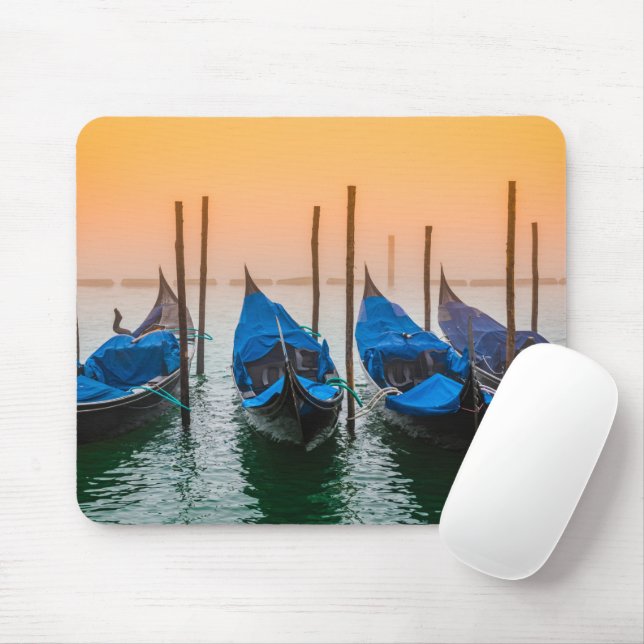Sunset in Venice Mouse Mat (With Mouse)