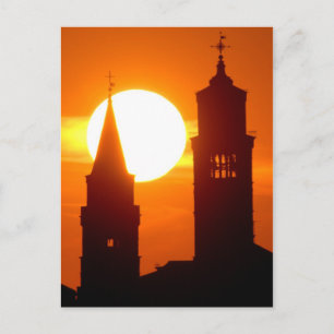 Sunset in Venice Postcard