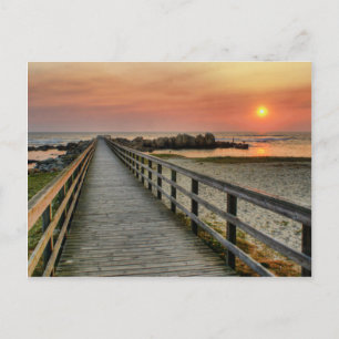 Sunset in Viana do Castelo Postcard
