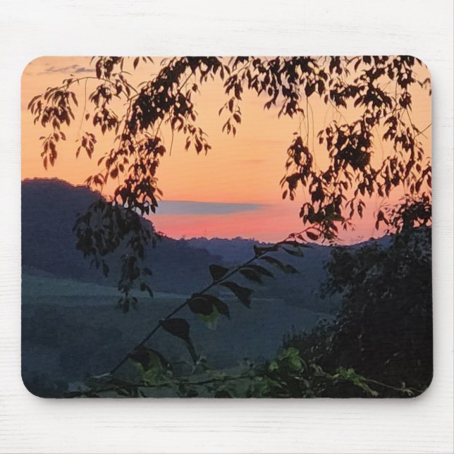 Sunset in West Virginia Mouse Mat (Front)