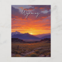 Sunset in Wyoming Travel