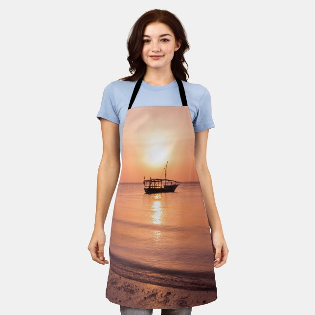 Sunset in Zanzibar Apron (Worn)