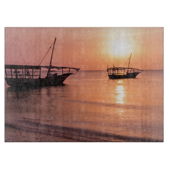 Sunset in Zanzibar Cutting Board (Front)