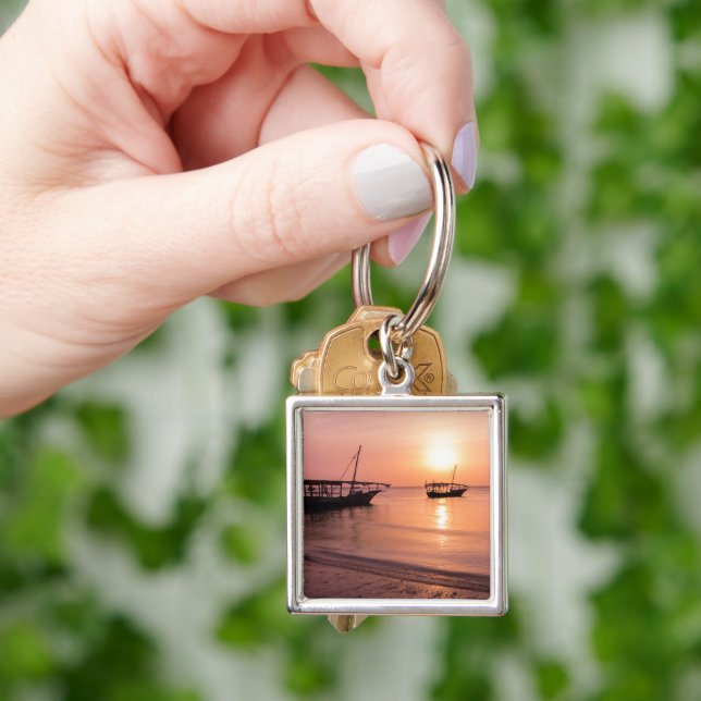 Sunset in Zanzibar Key Ring (Hand)