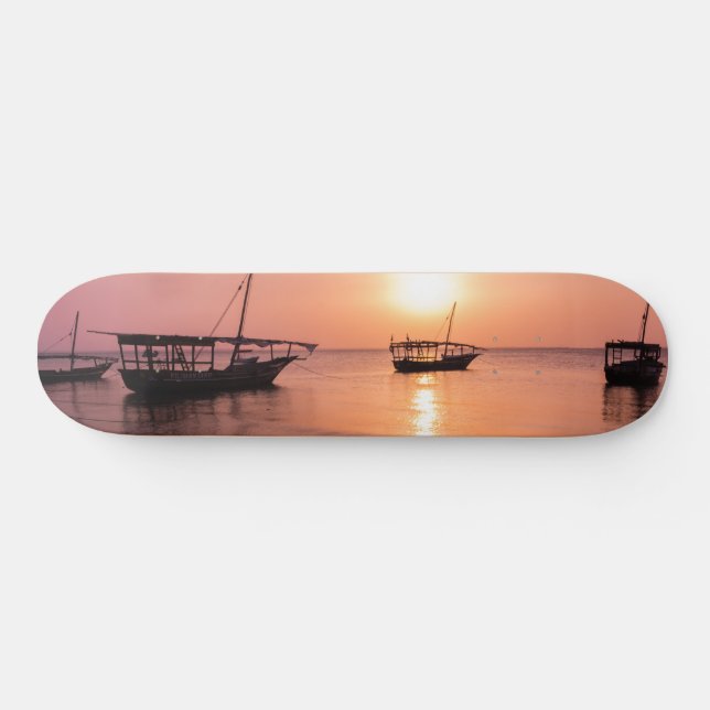 Sunset in Zanzibar Skateboard (Horz)