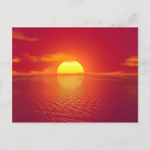 Sunset India Postcard