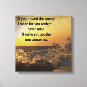 Sunset Inspiration Canvas Print