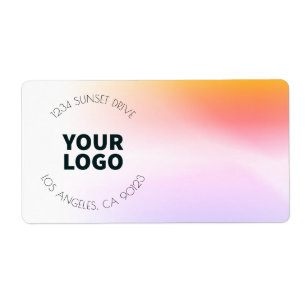 Sunset Inspired Ombre   Return Address or Product